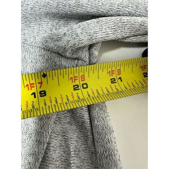 Kiss & Fly Bohemian Rhinestone Trim Women’s Sweater 3/4 Sleeve Gray Black Sz PL - Picture 8 of 11